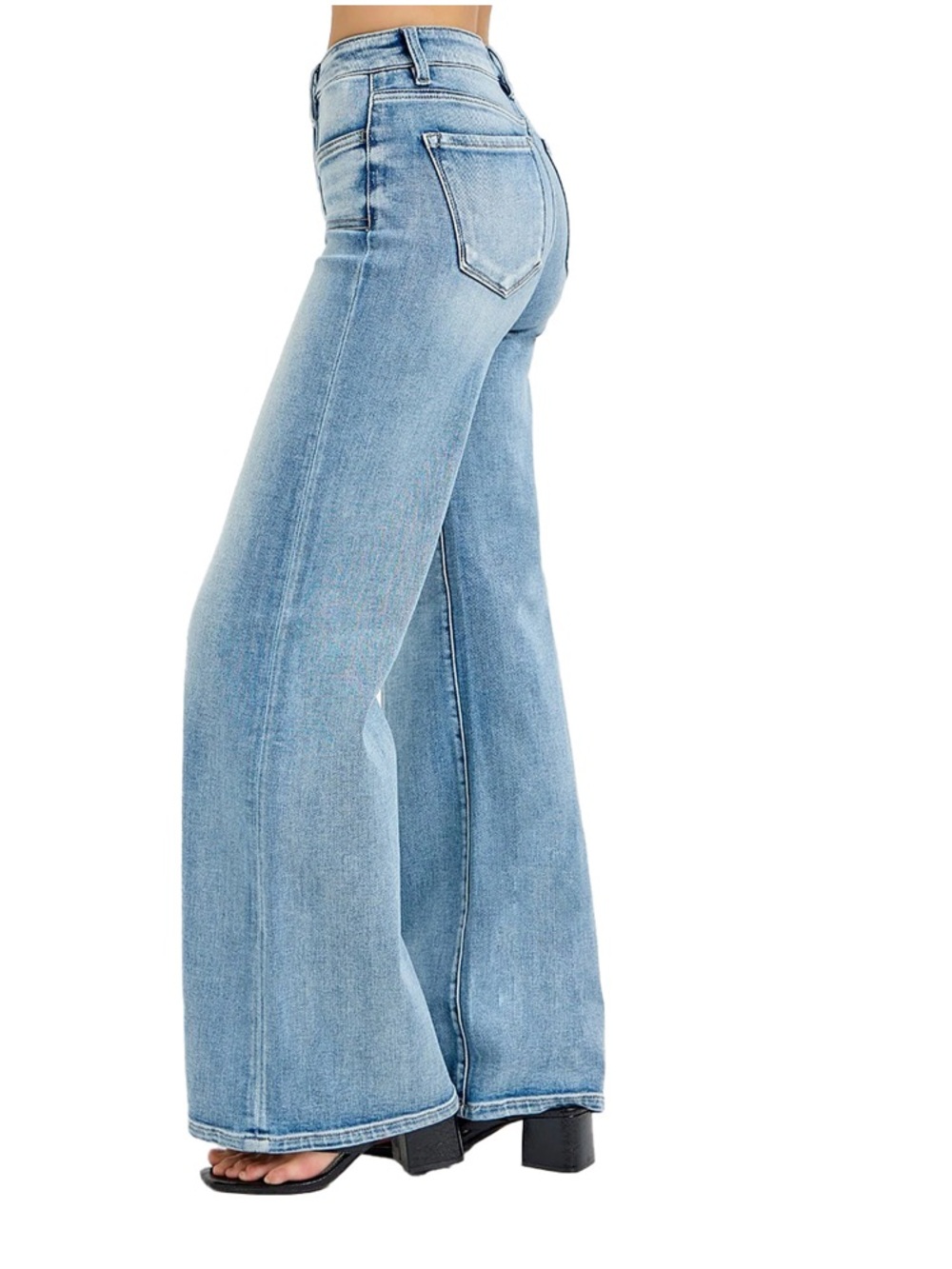 Risen Jeans Women's Flare Front Pocket Jeans Size 31. - Picture 2 of 13